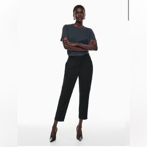 Babaton Black Conan Cropped Pants